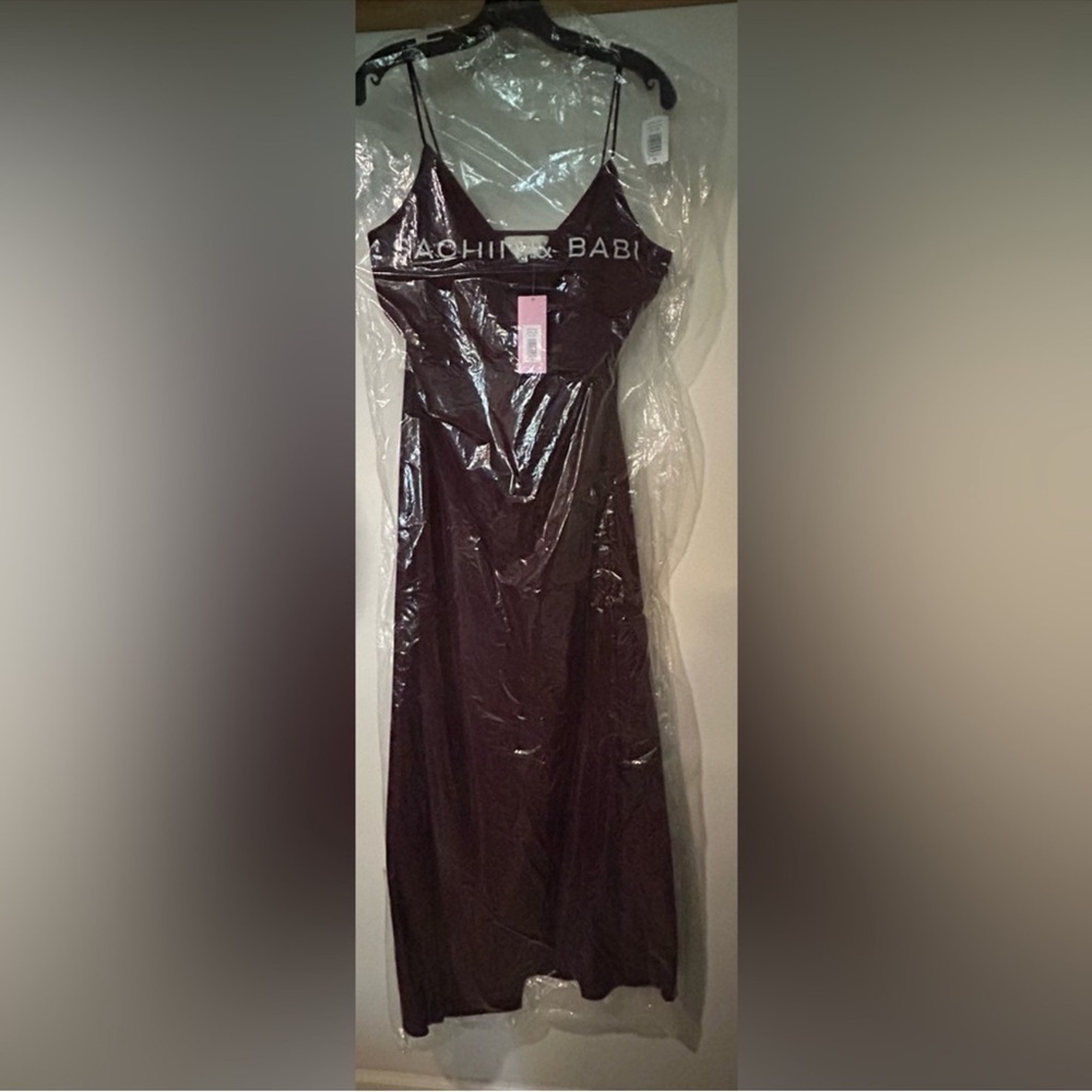 NWT Sachin and Babi Paulina Gown Deep Wine - Size 6 - Picture 4 of 5